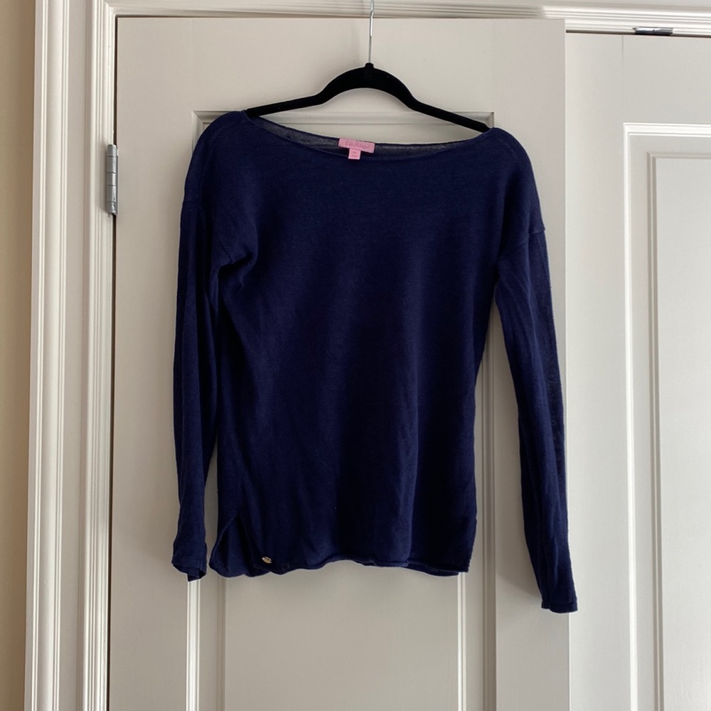 Navy Lilly Pulitzer top